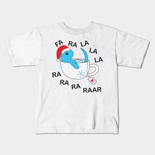 Tea Rex Christmas Kids T-Shirt